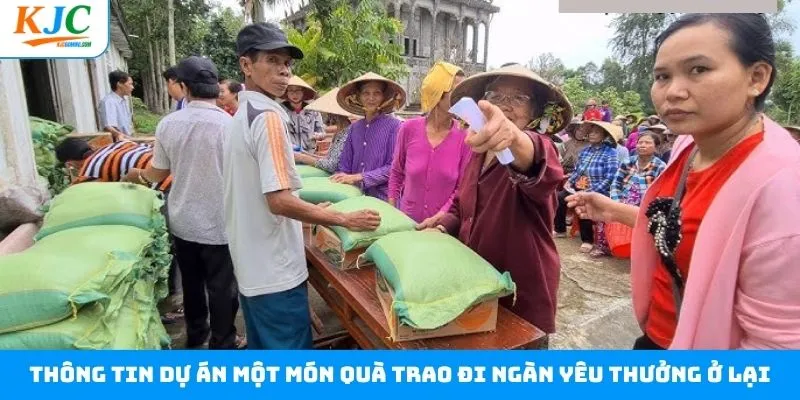 Giới thiệu về một món quà trao đi, ngàn yêu thương ở lại
