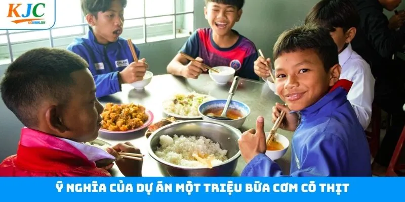 Quà tặng khi tham gia một triệu bữa ăn có thịt